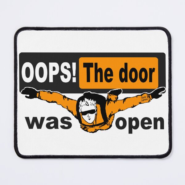 Item preview, The Door Was Open; Paratrooper; Airborne; designed and sold by StickerApe.