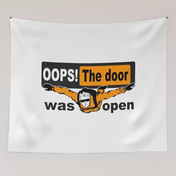 Item preview, The Door Was Open; Paratrooper; Airborne; designed and sold by StickerApe.