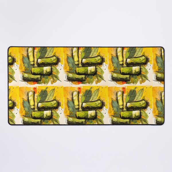 Item preview, Grapes of Flavor- Stuffed Vines in Abstract Culinary Pop Art Cubism Harmony designed and sold by OlfactoART Studio.