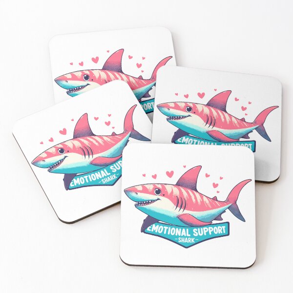 Item preview, Cute Emotional Support Shark designed and sold by TomFrontierArt.