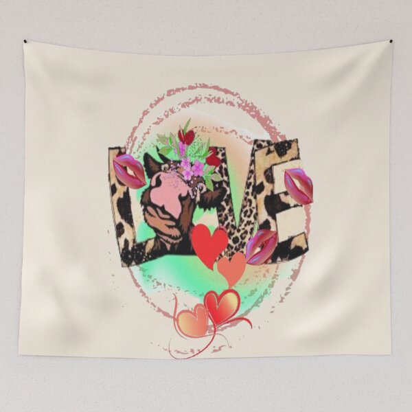 Item preview, Heifer Love 2, Cute Lettering Design , Bee Mine For Valentine, Everyday My Valentine, you will live on in my heart designed and sold by Adri Barnard.