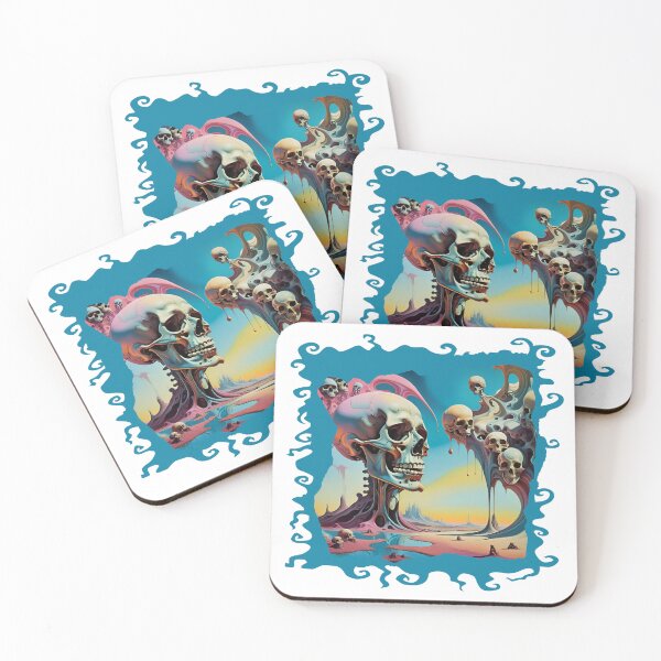 Item preview, Skull Island ~ Abstract Illustration designed and sold by Wilcox PhotoArt.