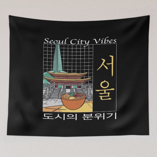 Item preview, Seoul city vibes Conversation Starter for Travel designed and sold by Merchandiser099.