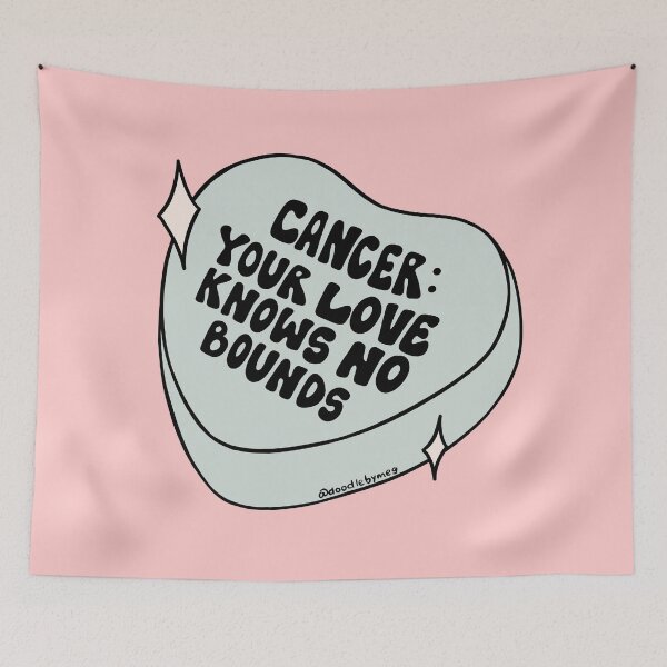 Item preview, Cancer Conversation Heart designed and sold by doodlebymeg.