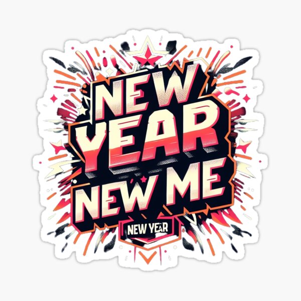 New Year Inspirational Stickers - www.