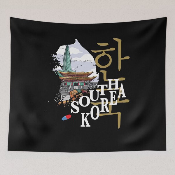 Item preview, South Korea map Perfect Conversation for Travel designed and sold by Merchandiser099.