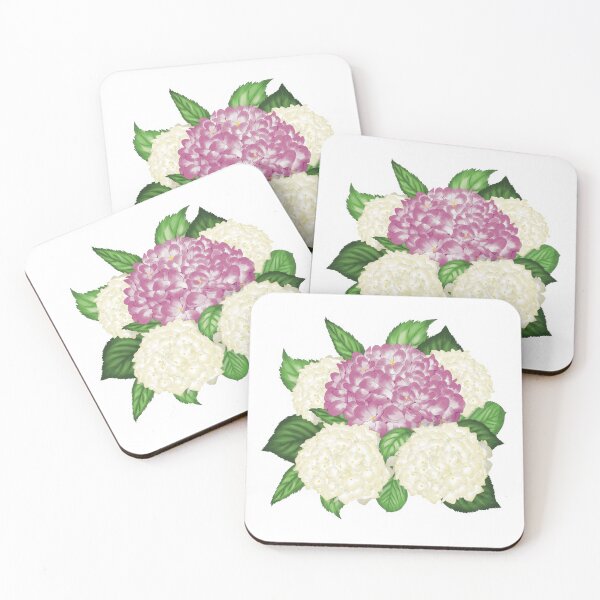 Item preview, Hydrangea sticker  designed and sold by BranketRabbit.