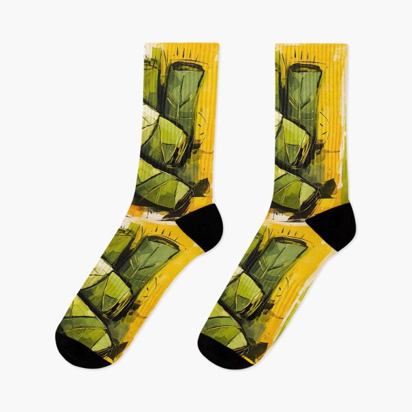 Item preview, Leafy Delight- Cubist Perspectives on Stuffed Grape Vines-Infused Taste designed and sold by OlfactoART Studio.