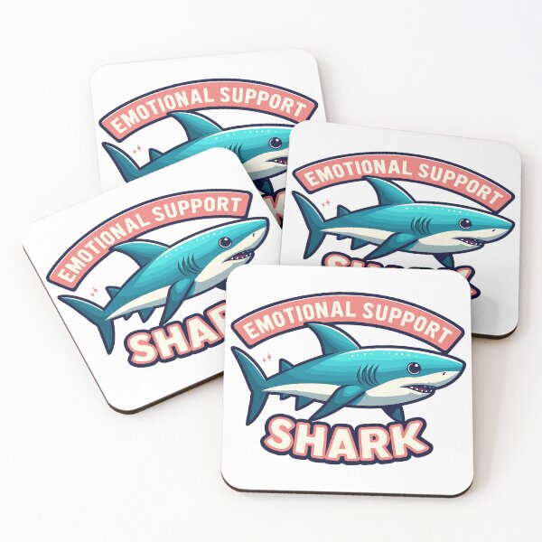 Item preview, Funny Emotional Support Shark designed and sold by TomFrontierArt.