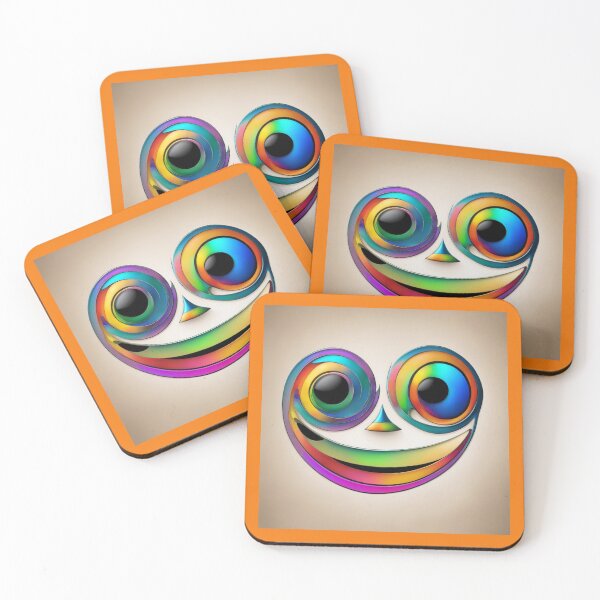 Item preview, Cheerful Cartoon Face designed and sold by Owl-o-the-wisp.