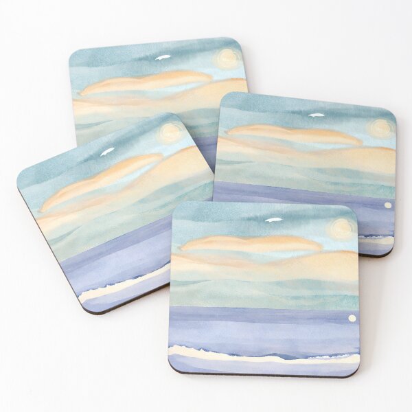 Item preview, Art paintings, seascapes, symbols of vastness and opportunity. designed and sold by 9blueart.