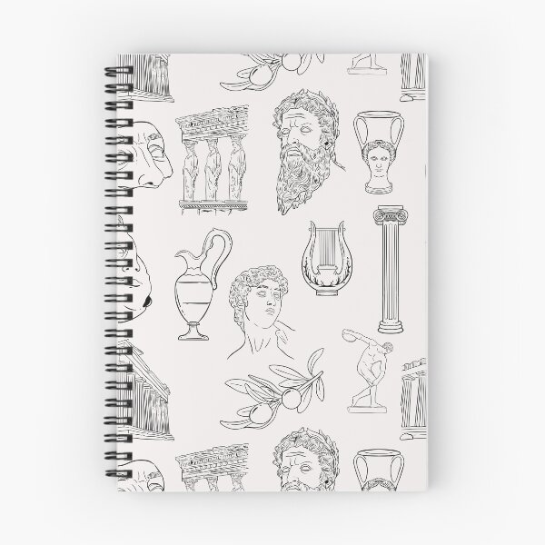 Item preview, DOODLE GREECE SURFACE PATTERN designed and sold by HowreSketch.