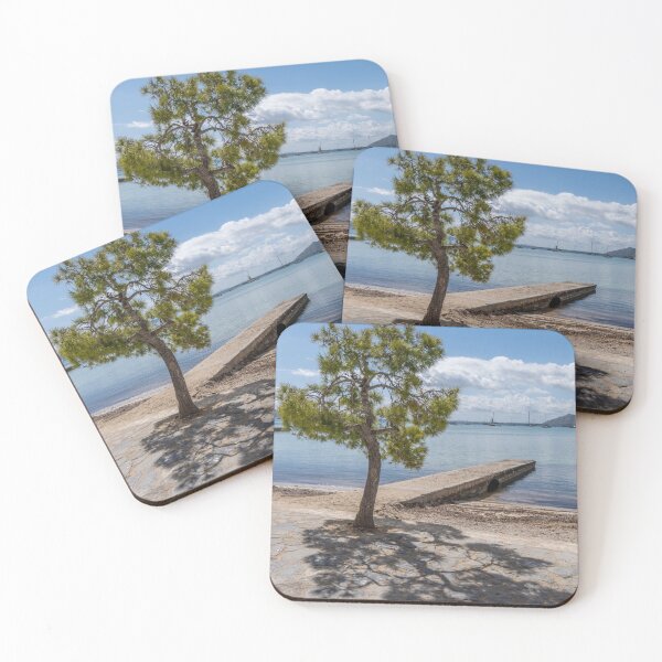 Item preview, Puerto Pollensa Pine Walk Mallorca designed and sold by GG WALL ART.
