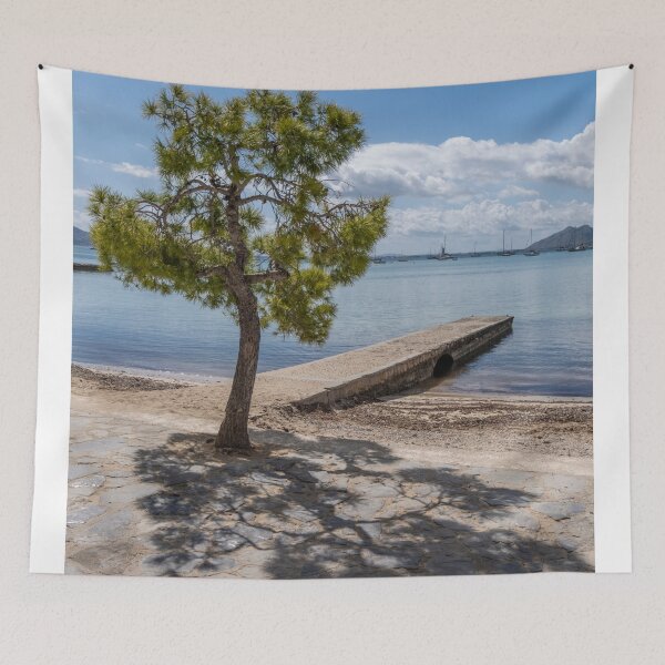 Item preview, Puerto Pollensa Pine Walk Mallorca designed and sold by GG WALL ART.