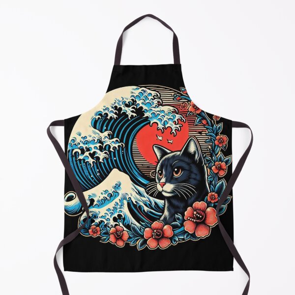 Item preview, Great wave cat designed and sold by Big Catsby.