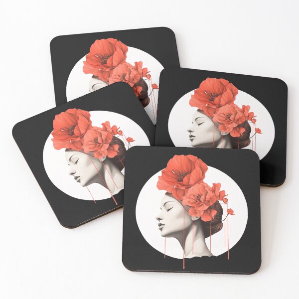 Item preview, women face flowers designed and sold by matchymatchy.