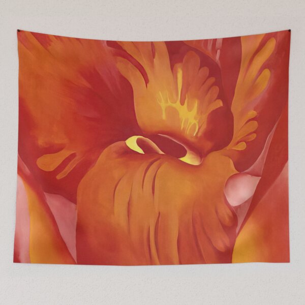 Item preview, Georgia O'Keeffe - Canna Red and Orange designed and sold by 4syntart.