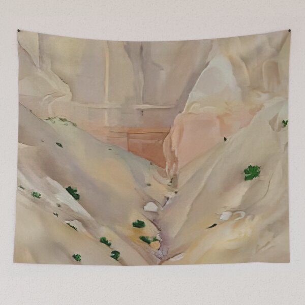 Item preview, Georgia O'Keeffe - Cliffs Beyond Abiquiu, Dry Waterfall designed and sold by 4syntart.