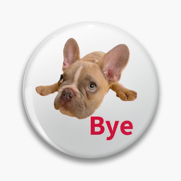 Item preview, Bye French Bulldog, designed and sold by DesignsMjB.