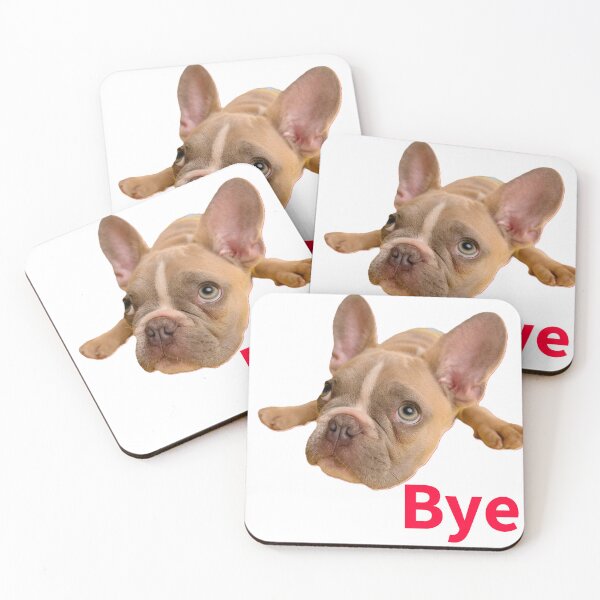 Item preview, Bye French Bulldog, designed and sold by DesignsMjB.