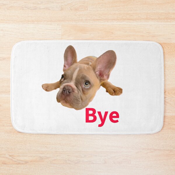 Item preview, Bye French Bulldog, designed and sold by DesignsMjB.