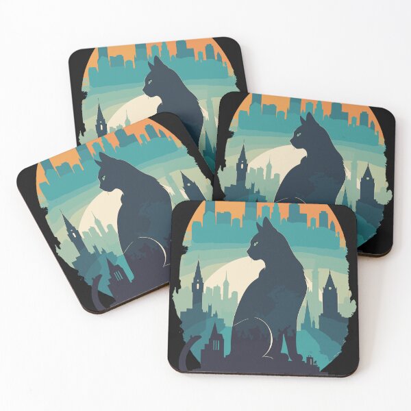 Item preview, Cat Shadow With Town✨ designed and sold by firecard.