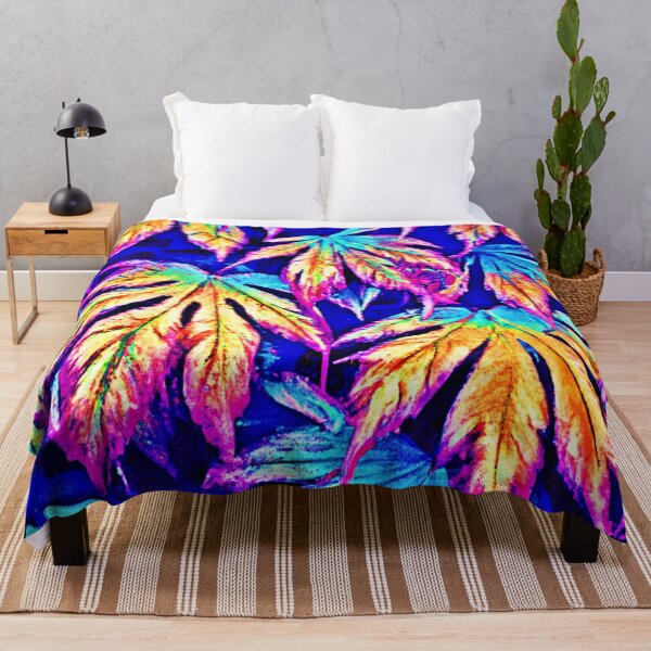 Item preview, Vibrant Colorful Leaves Pattern designed and sold by Health And Fitness Posts e-Store.
