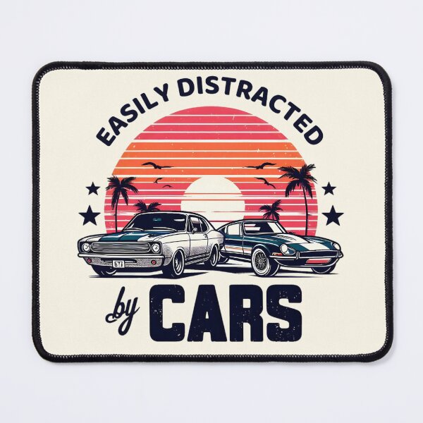 Item preview, Funny Auto Quotes- Easily Distracted by Cars designed and sold by teedory.