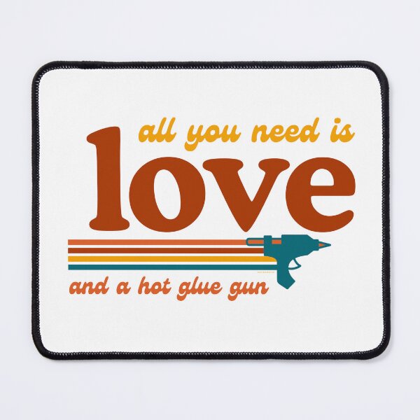 Item preview, Love. And a hot glue gun designed and sold by Mumentous.
