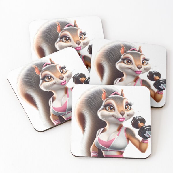 Item preview, Exercising squirrel designed and sold by VigorVilla.