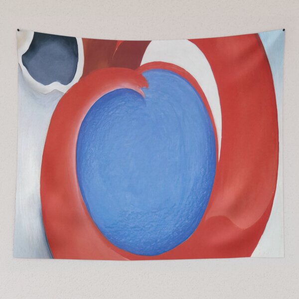 Artikelvorschau, Georgia O'Keeffe - Ziegenhorn mit Rot entworfen und verkauft von 4syntart.