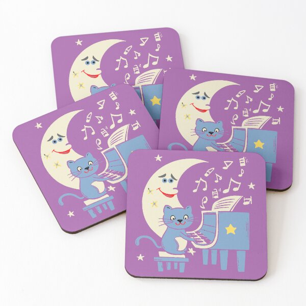 Item preview,  Cat Playing The Piano designed and sold by box-artshop.