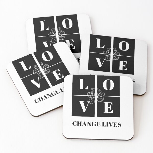 Item preview, Love change lives design with quote designed and sold by photoartdesin.
