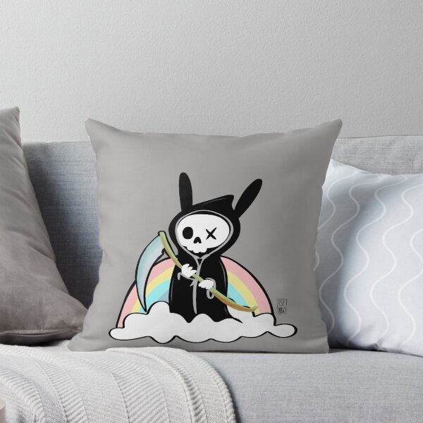 Item preview, Kawaii Rainbow Death Creepy Cute Reaper Pastel Death designed and sold by ISFdraw.