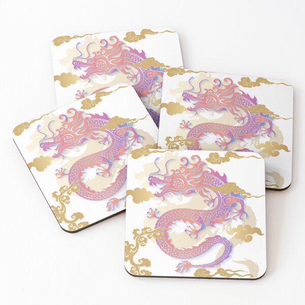 Item preview, Pink and purple dragon bring good luck designed and sold by K-Kwan.