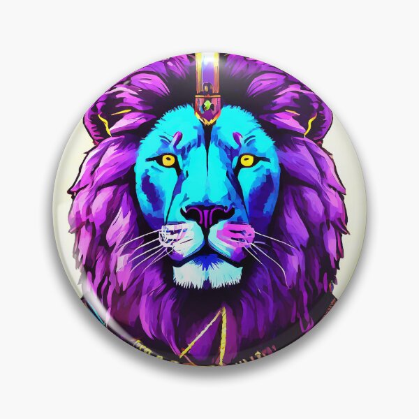 Item preview, Psychedelic neon lion 1 designed and sold by J-Brezy.