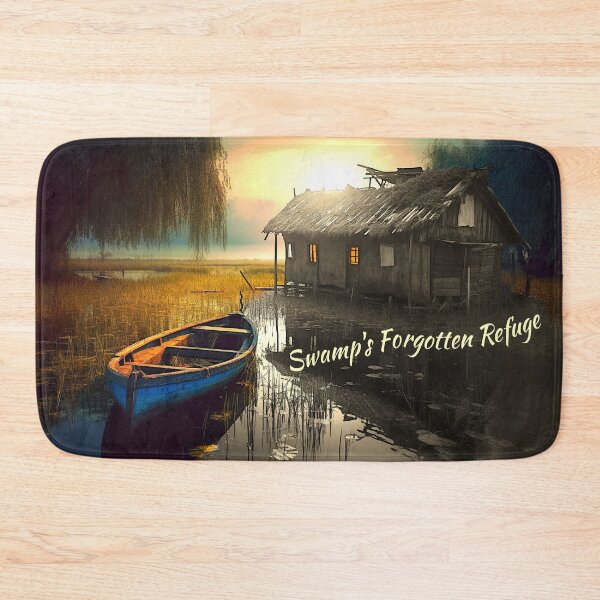 Item preview, Swamp's Forgotten Refuge - Liminal Space Concept Digital Art designed and sold by liminal-concept.