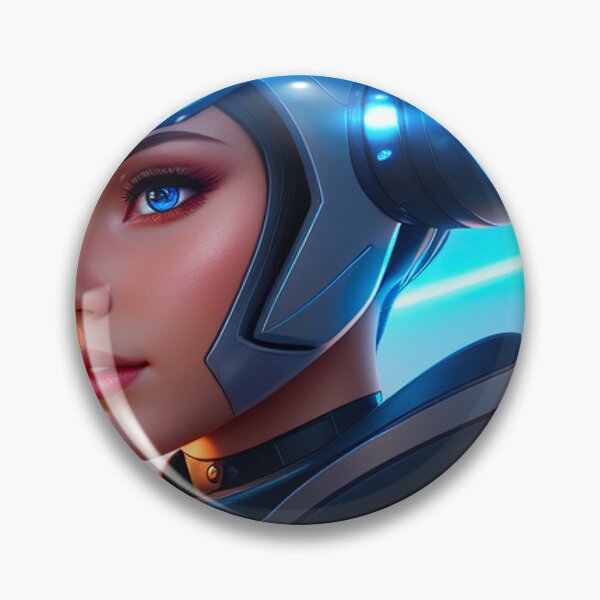 Item preview, Stunning Female Robot in a Futuristic Town designed and sold by Nathan Z..