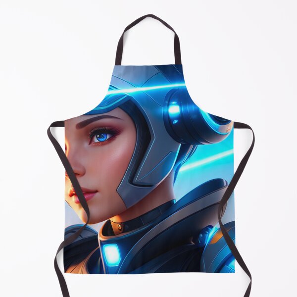 Item preview, Stunning Female Robot in a Futuristic Town designed and sold by Nathan Z..