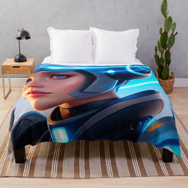 Item preview, Stunning Female Robot in a Futuristic Town designed and sold by Nathan Z..