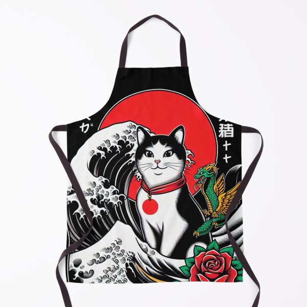 Item preview, Great wave cat designed and sold by Big Catsby.