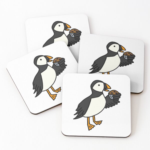 Item preview, Puffin Eating a Muffin designed and sold by mairsaydraws.