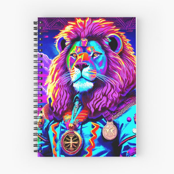 Item preview, psychedelic neon lion 2 designed and sold by J-Brezy.