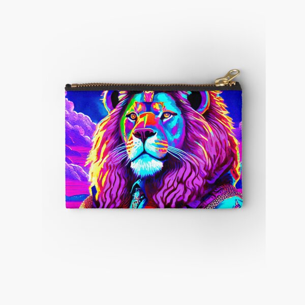 Item preview, psychedelic neon lion 2 designed and sold by J-Brezy.