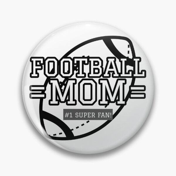 Item preview, Football Mom #1 Super Fan! designed and sold by ClickArtProduct.