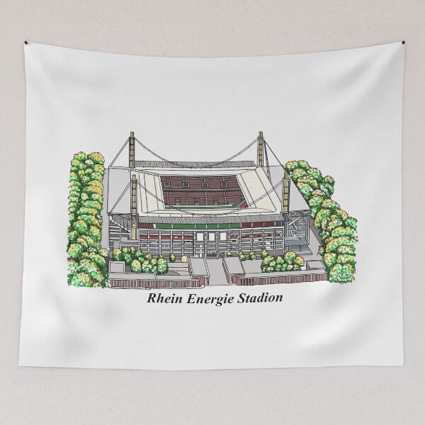 Item preview, Drawing/Sketching Rhein Energie Stadion Cologne Germany designed and sold by GaalArt.