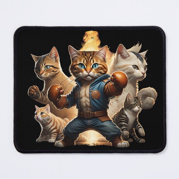 Item preview, cat fight designed and sold by cuatrilenio.
