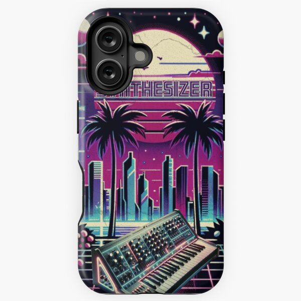 Item preview, Synthesizer Neon Skyline designed and sold by Pixelfunk.