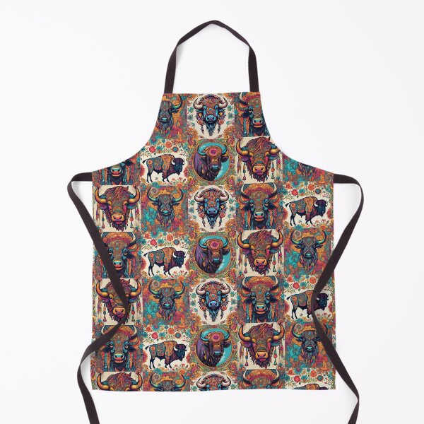 Aperçu de l'œuvre Wild Spirit : l'art tribal Buffalo pour la vie moderne créée et vendue par DarlingsTees.