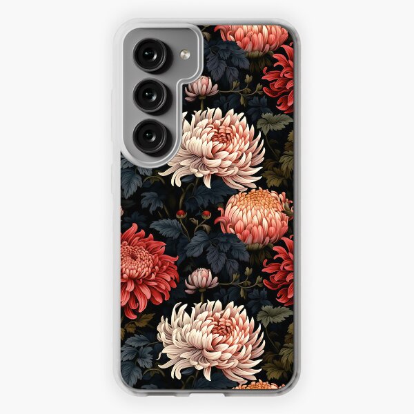  Galaxy S20 Cute Mixed Flower Bouquet Dark Floral Pattern Case :  Cell Phones & Accessories